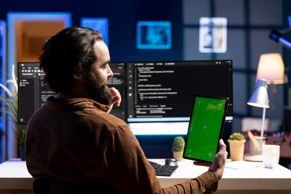 Equipe de desenvolvedores colaborando